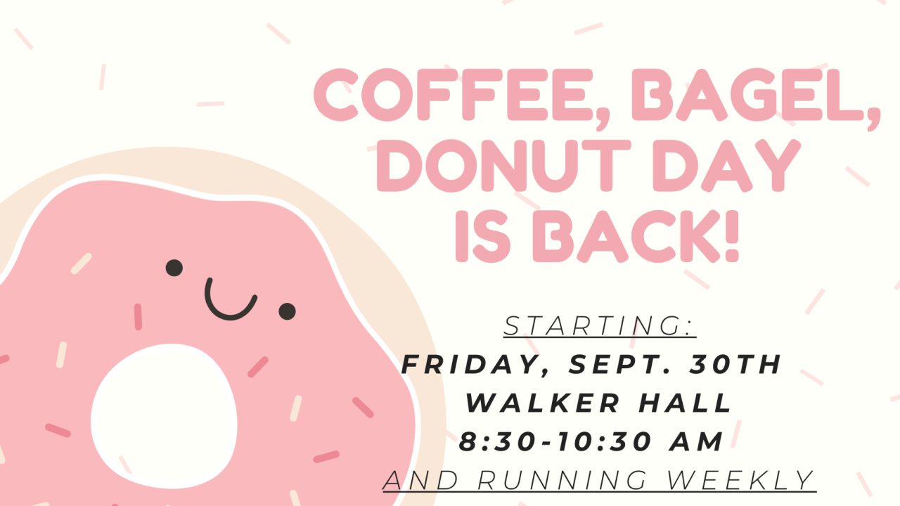 Coffee, Bagel, Donut Day Returns! 