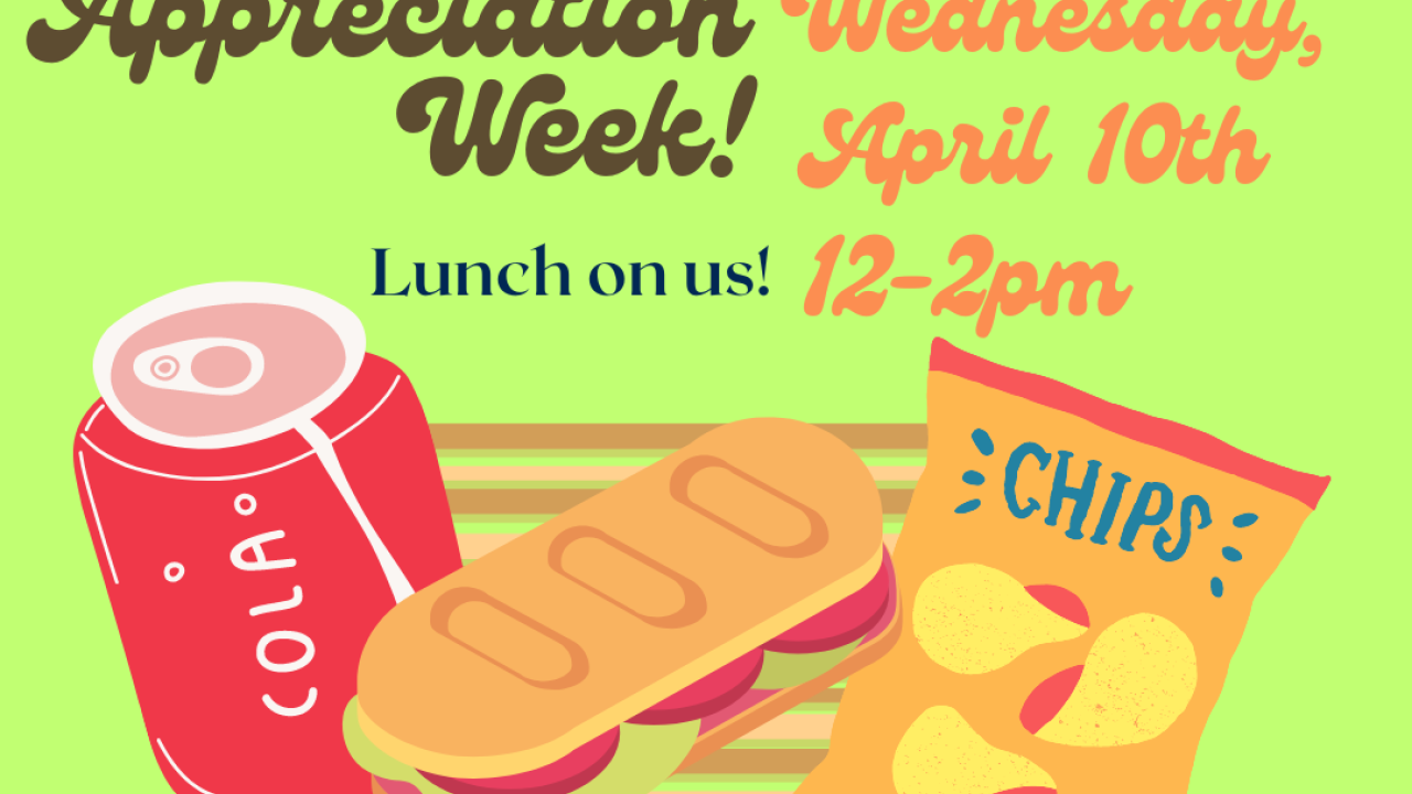 lunch in walker hall flier